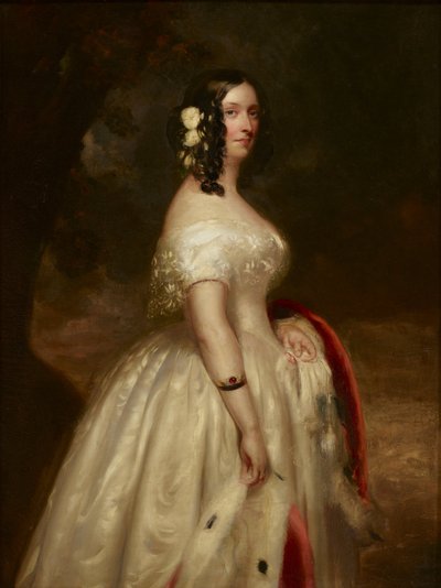 Porträt einer Dame von Francis Xavier Winterhalter